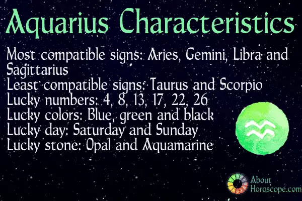 Aquarius Traits, Personality And Characteristics